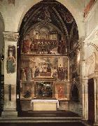 Domenicho Ghirlandaio Cappella Sassetti painting